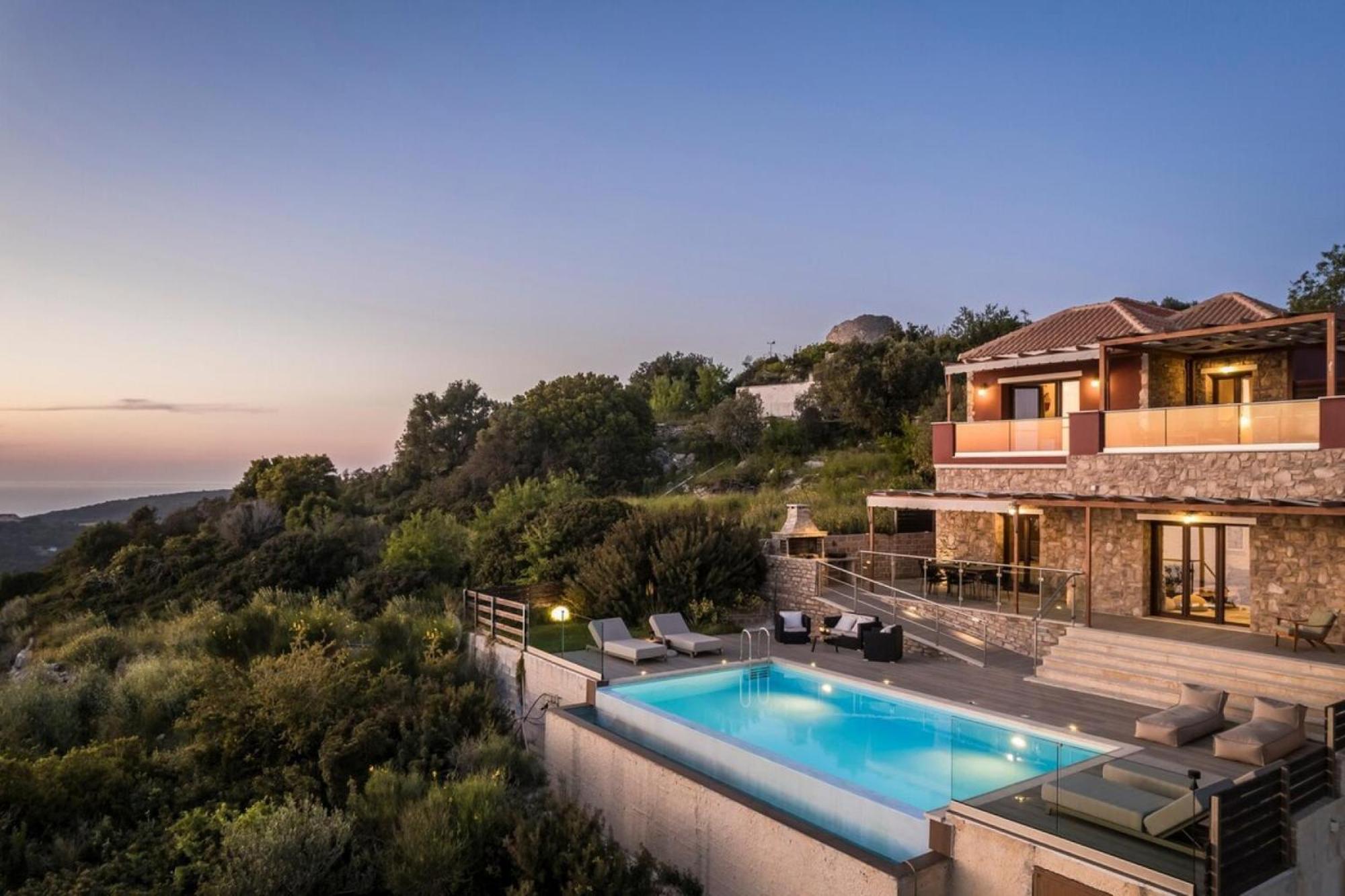 Entheos Private Villa Fiskardo Kefalonia Greece Eksteriør billede