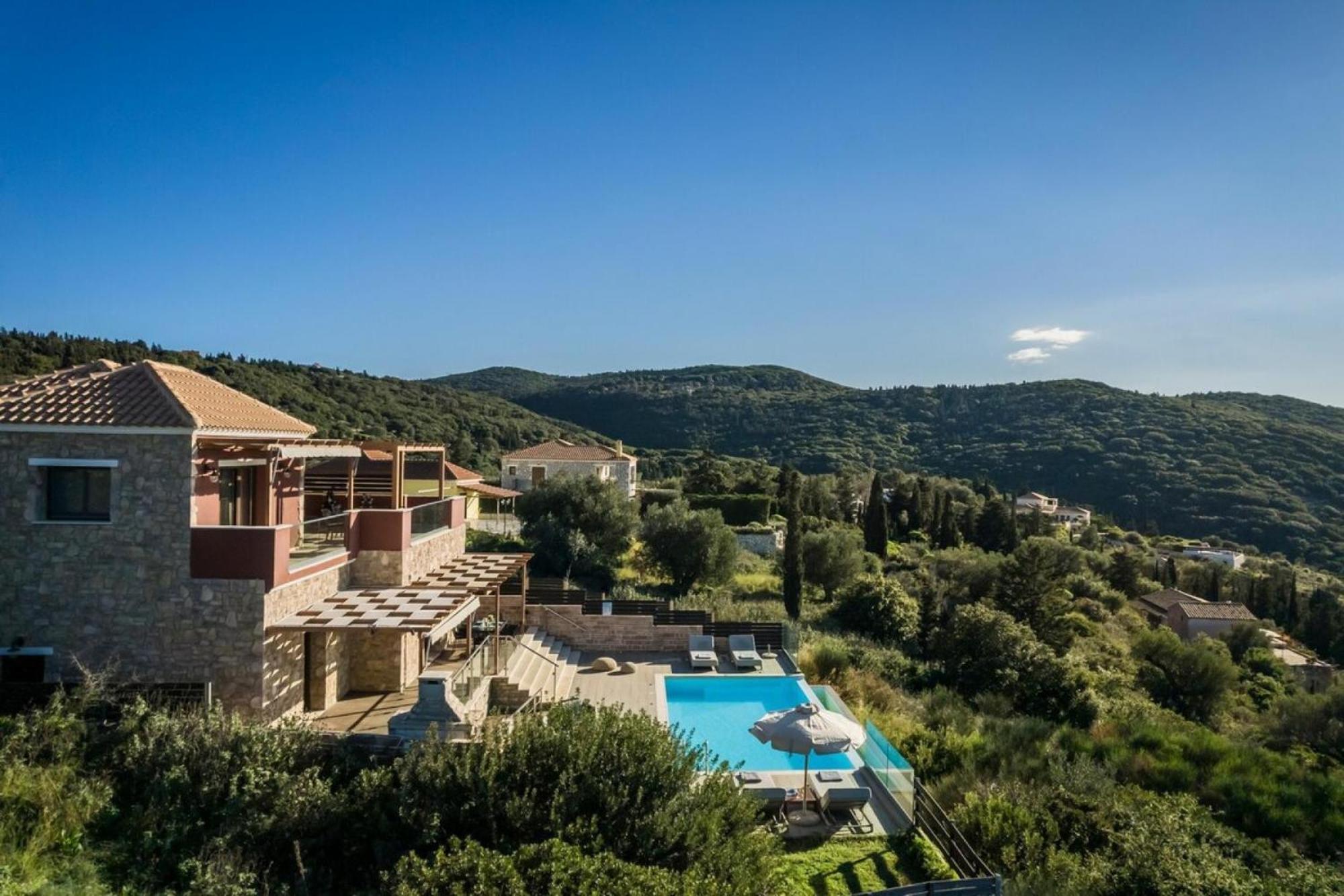 Entheos Private Villa Fiskardo Kefalonia Greece Eksteriør billede
