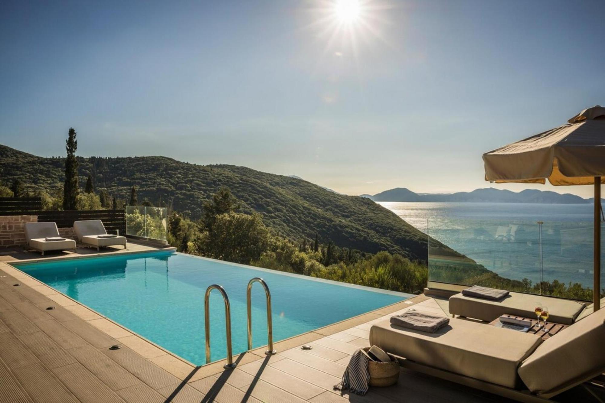Entheos Private Villa Fiskardo Kefalonia Greece Eksteriør billede