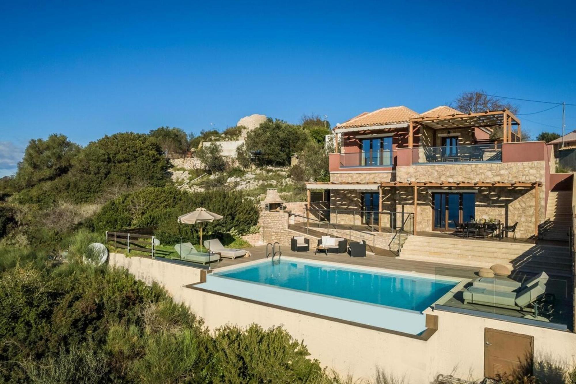 Entheos Private Villa Fiskardo Kefalonia Greece Eksteriør billede
